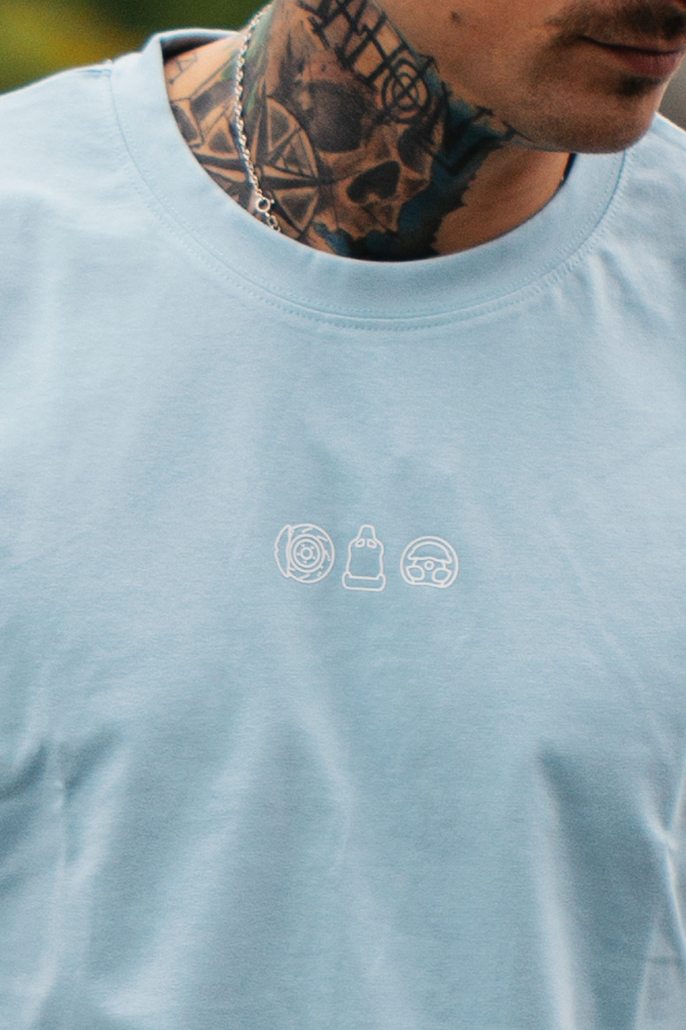 Touten Shirt Ice Blue main image 1